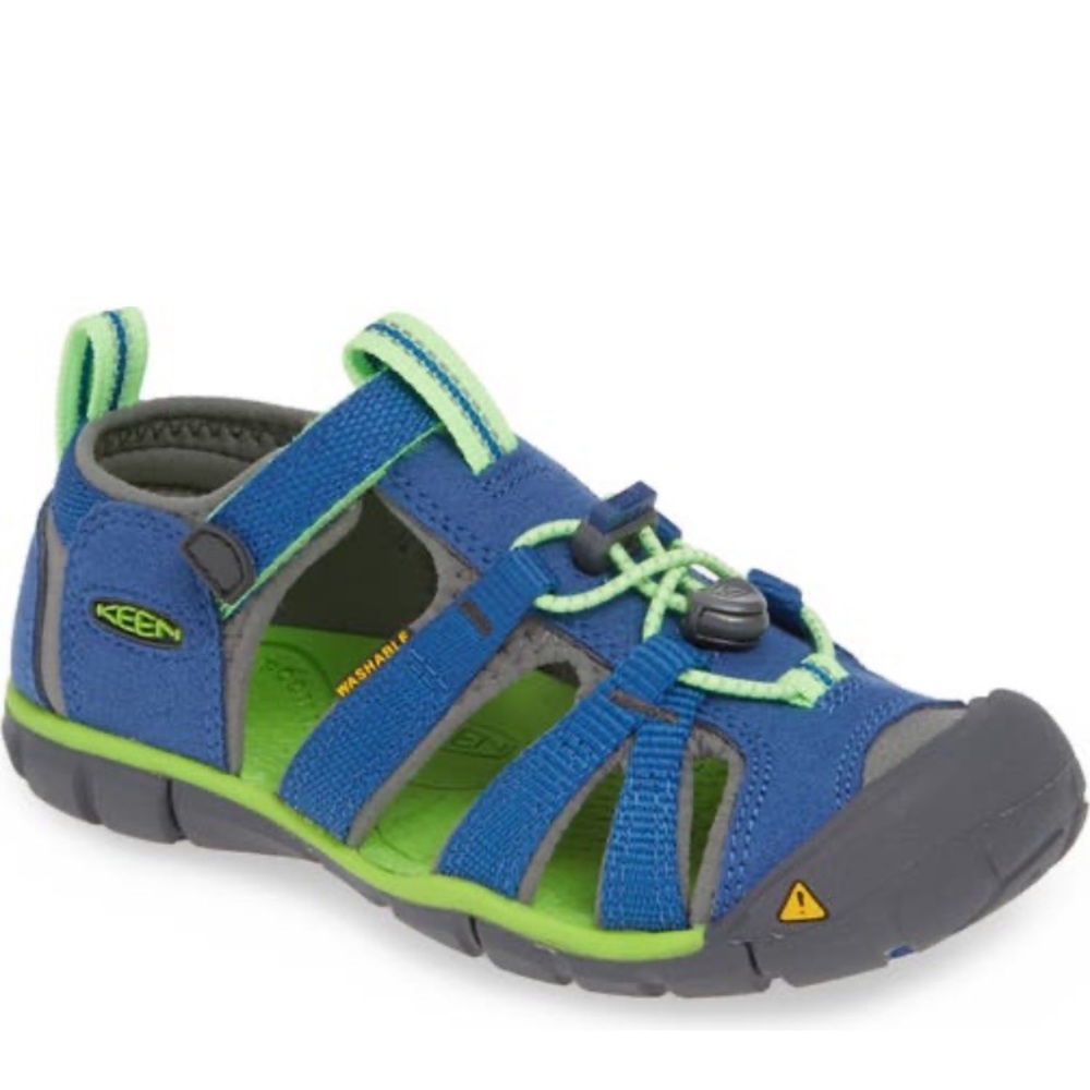 Keen water shoes.